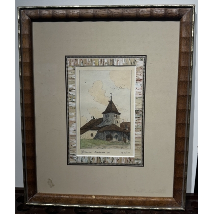 "Mollens" engraving by Moinat SA – Antiques and decorative items – Engravings, lithographs