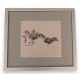 Gravure "Trois oies rieuses" signé HAINARD