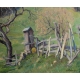 Tableau "Château de Gruyères" signé H ROBERT