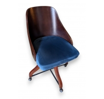Fauteuil de bureau Elégance, Bleu