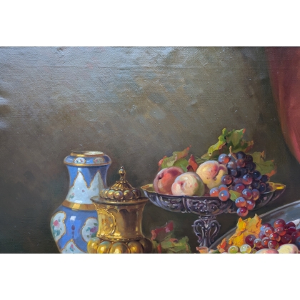 Tableau Nature morte signé A. REDTWITZ