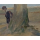 Tableau "Bord de mer" signé E. BOUDET