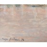 Tableau \"Neige sur le pont Neuf\" signé BELLONI