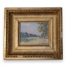Tableau \"Paysage animé\" signé M. MOISSET