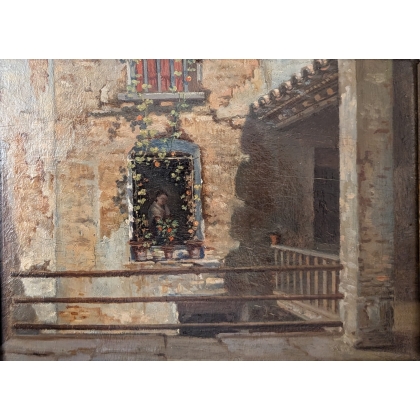 Tableau \"Patio espagnol\"