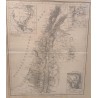 Gravure "Carte de Paléstine" par HANDTKE