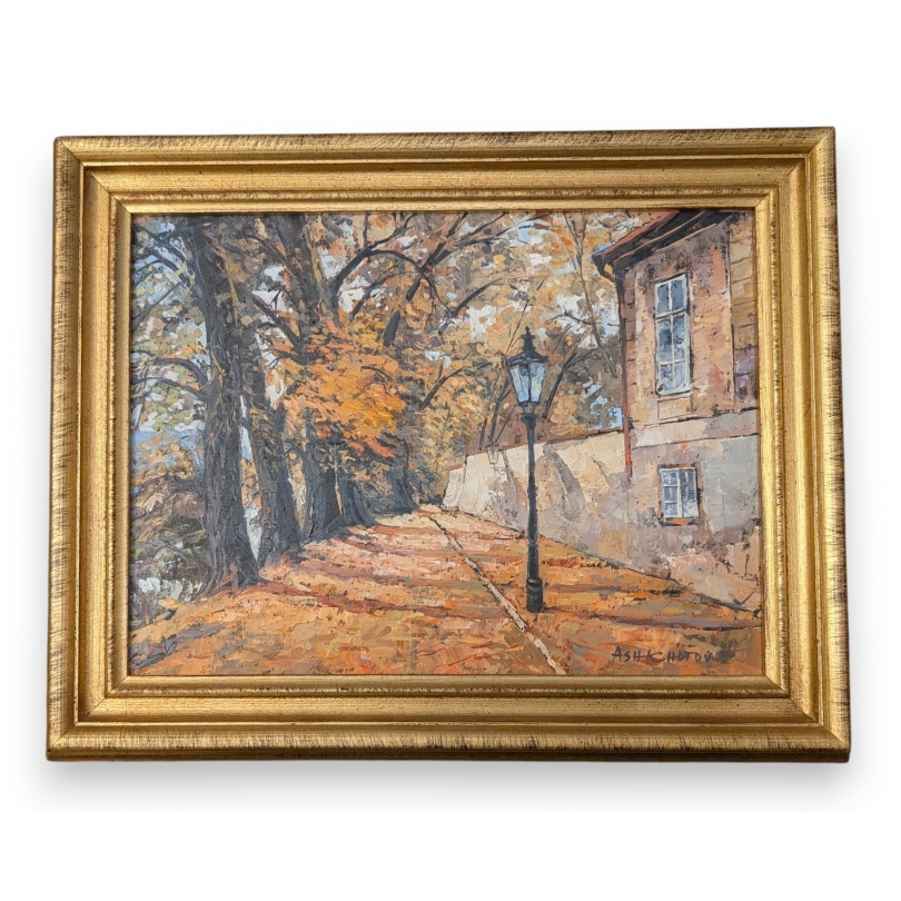 Tableau \"Prague\" signé ASHKHOTOV