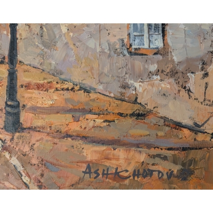 Tableau \"Prague\" signé ASHKHOTOV