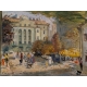 Tableau "Rue Plotnikov" signé A. MIKHAILOV
