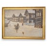 Tableau \"Hiver à Kimzha\" signé BELIAYEV