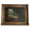 Tableau \"Chemin de fôret\" signé A. TARKHOV
