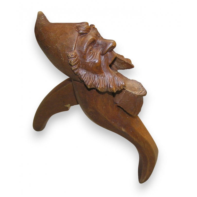 Carved wooden nutcracker from Brienz