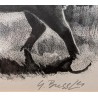 Lithograph entitled ‘Wild Boar’, signed G. BRESSLER