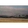 Tableau \"Colombier\" signé ROUILLER 96