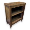 Louis XVI-style open bookcase with heart motif