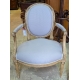 Paire de fauteuils Louis XVI estampillés BRIZARD