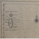 Gravure "Carte des Açores" par Johannes BLAEU