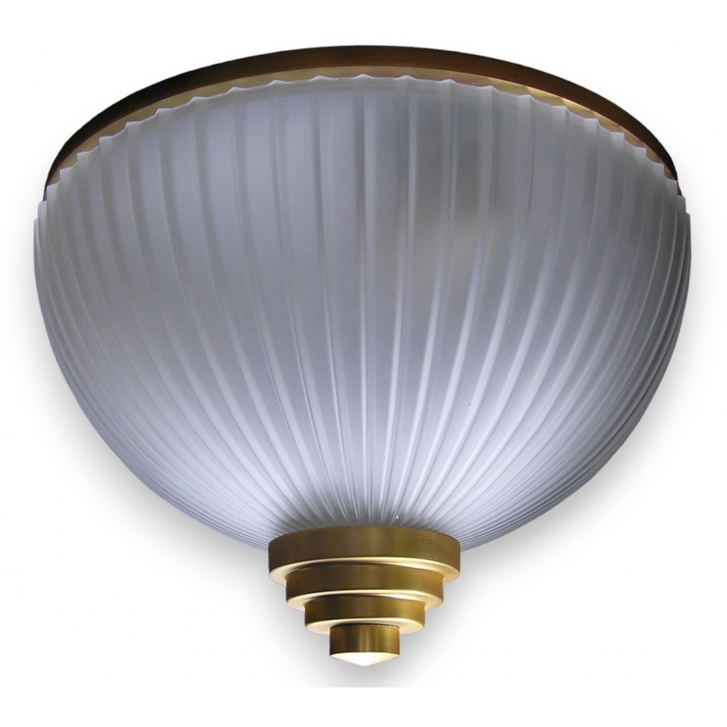 "Bettina" ceiling light in patinated brass at  Moinat SA  - Antiques and home décor