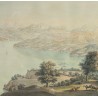 Engraving ‘View of Lucerne’ by DE BEAUMONT