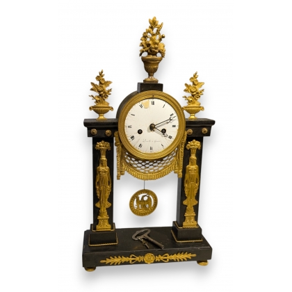 Empire-style pendulum clock by DEVILLE