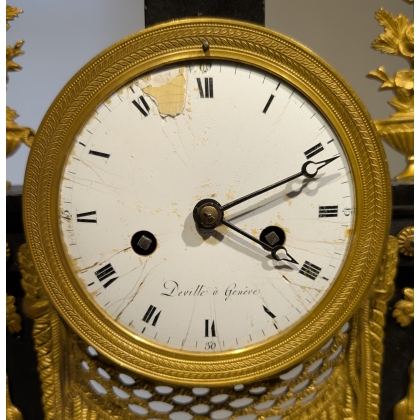 Empire-style pendulum clock by DEVILLE