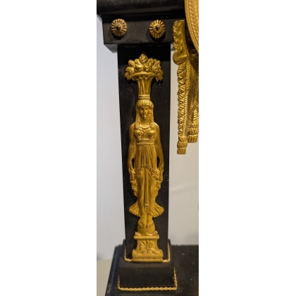 Empire-style pendulum clock by DEVILLE