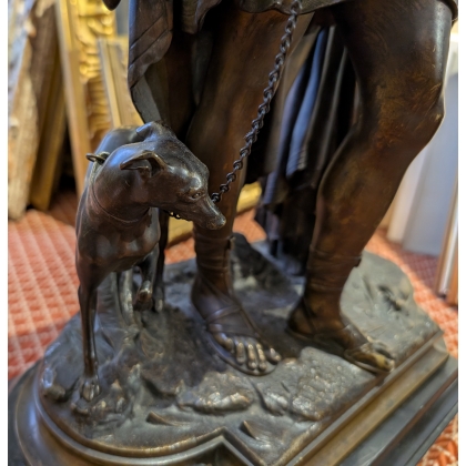 Bronze "Allégorie de la Fidélité" signé GRÉGOIRE