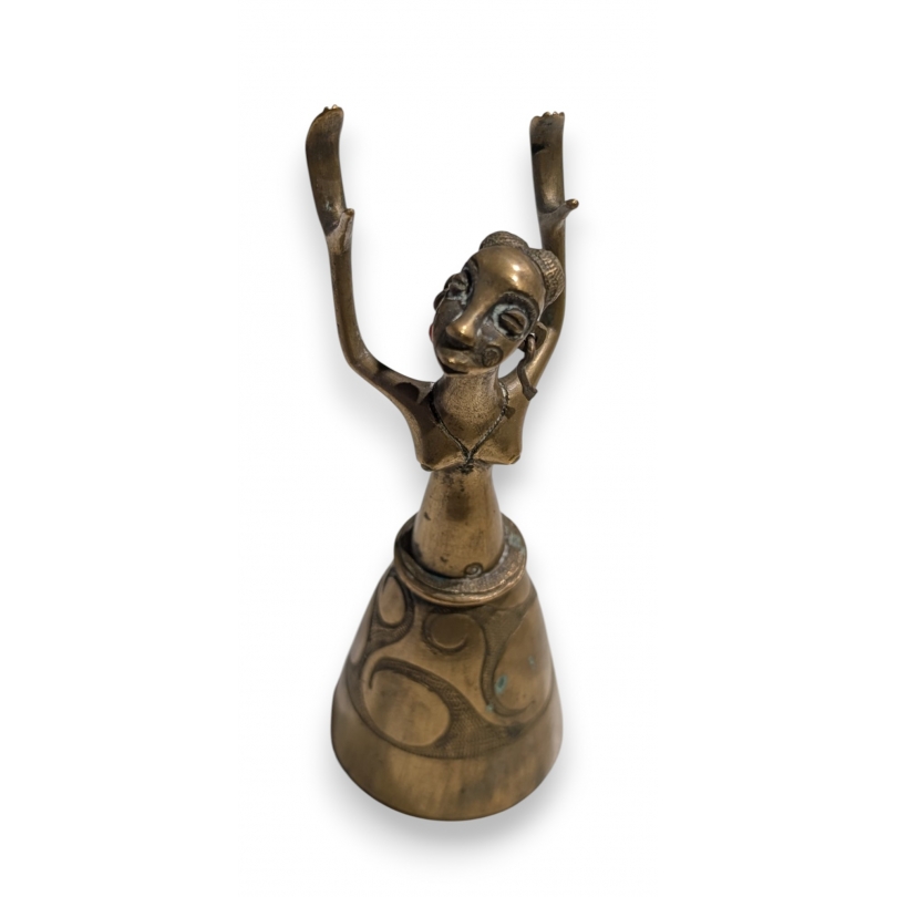 'Woman' brass bell