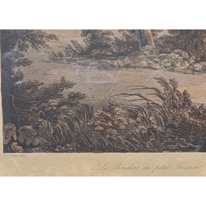 Gravure "Boudoir Tianon" par NATTES