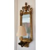 Pair of Louis XVI-style mirrored wall lights