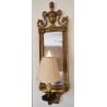 Pair of Louis XVI-style mirrored wall lights