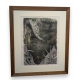 Gravure "Reflet de la Pissevache" signée HAINARD