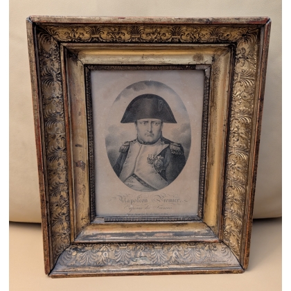 Paire de gravures "Napoléon" et "Marie-Louise"