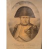 Paire de gravures "Napoléon" et "Marie-Louise"