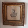 Paire de gravures "Napoléon" et "Marie-Louise"