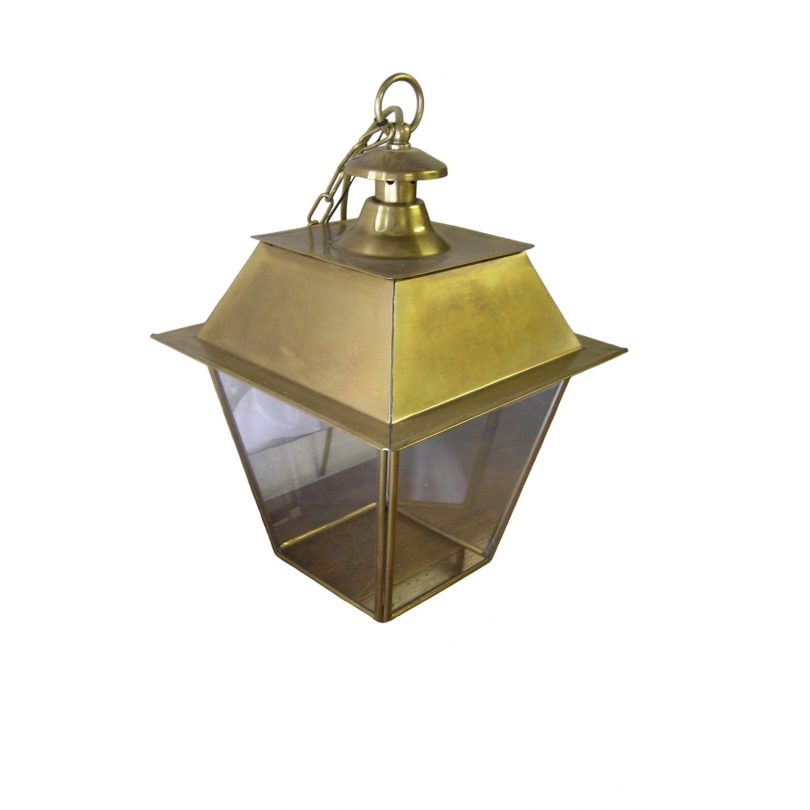 Méribel-style hanging lantern, by Moinat SA – Antiques and home décor