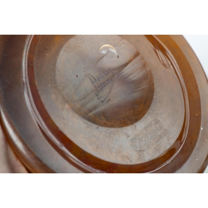 Large ‘Paysage’ vase, signed DAUM Nancy
