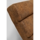 Chaise longue Balou en tissu brun vintage
