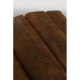 Chaise longue Balou en tissu brun vintage