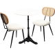 Table de bistro et deux chaises
