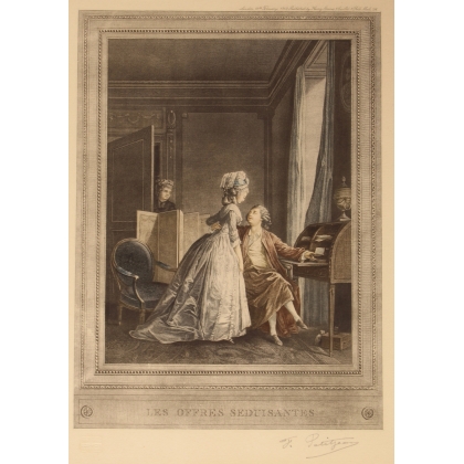 Engraving: ‘The Tempting Offers’