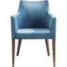 Fauteuil Mode en velours bleu