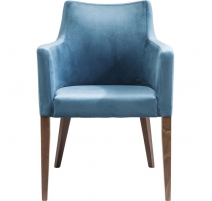 Fauteuil Mode en simili-cuir bleu