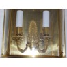 Louis XVI-style half-moon wall light, from  Moinat SA  - Antiques and home décor