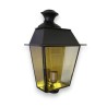 Black wall light, brass interior, by Moinat SA – Antiques and home décor