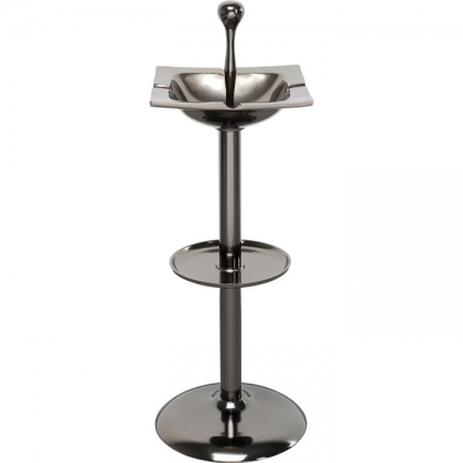 Cendrier sur pied Square en aluminium