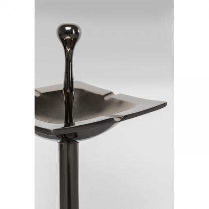 Square aluminium freestanding ashtray