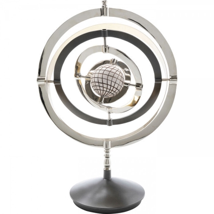 Sphère armillaire en aluminium