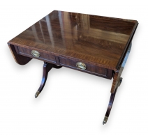 English sofa table in rosewood