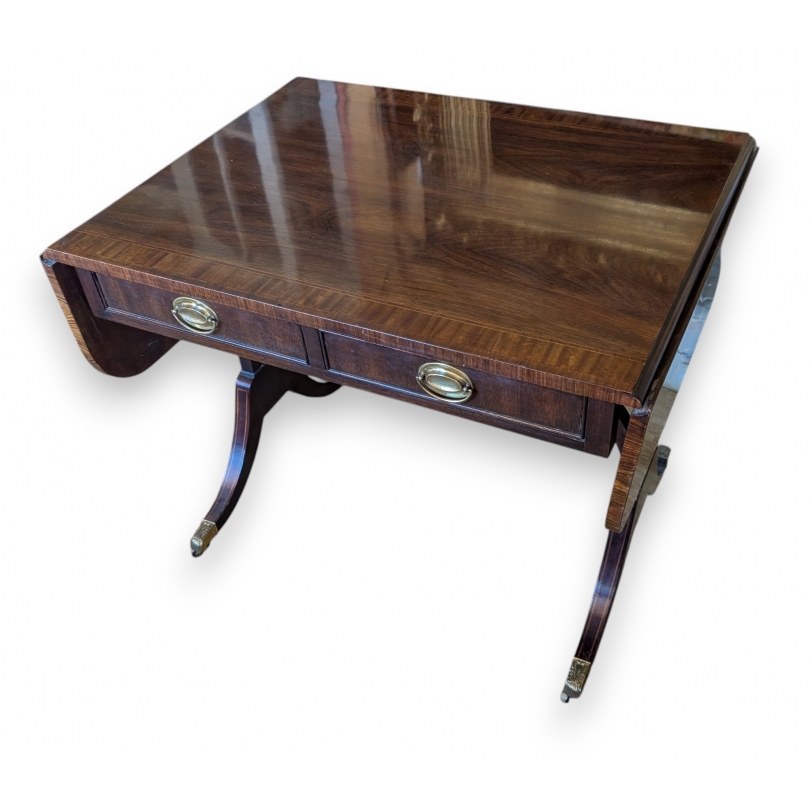 English sofa table in rosewood